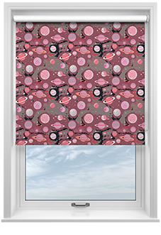 Interstellar, Nebula Pink - Twist&Fit Roller Blind